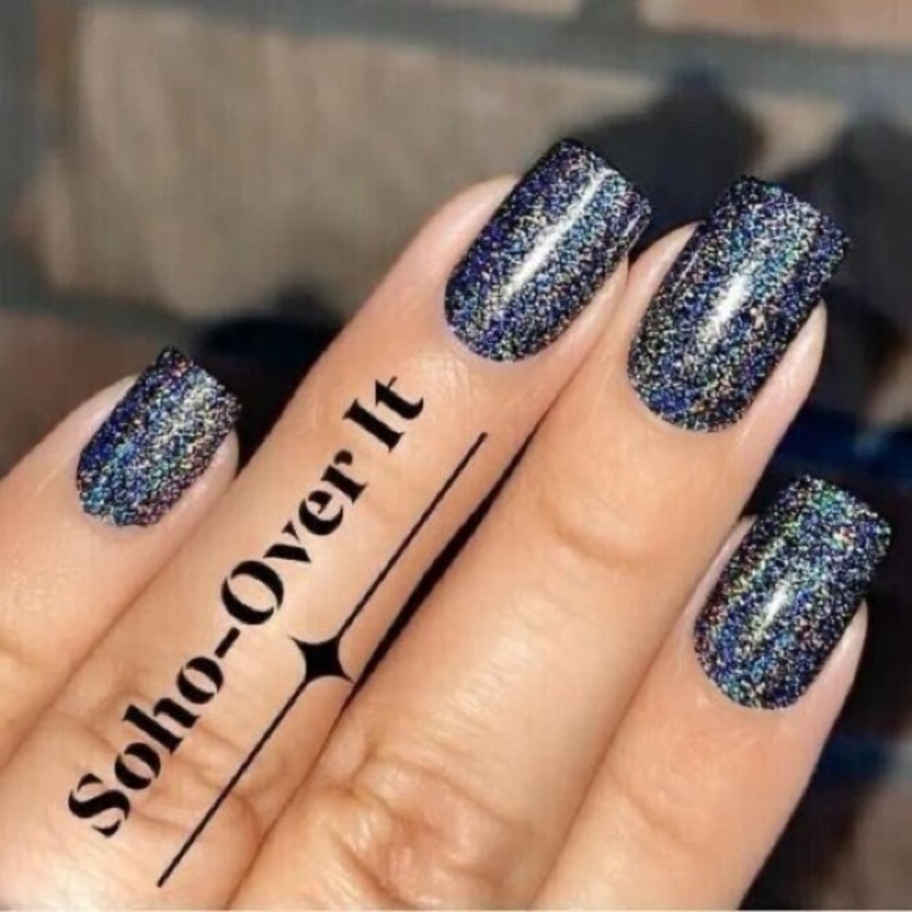 Color Street RETIRED Soho-Over It Glitter Nail Set